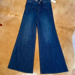Pilcro and the Letterpress Wide-Leg Jeans NWT